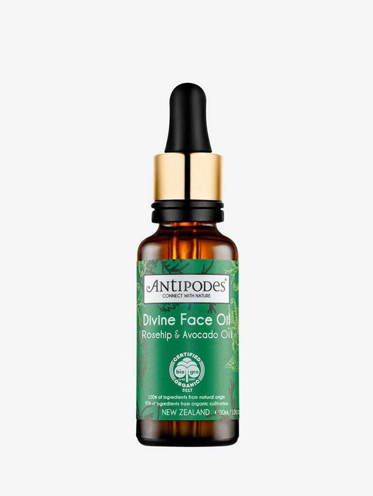 Divine face oil organic avocado oil & rosehip 30ml