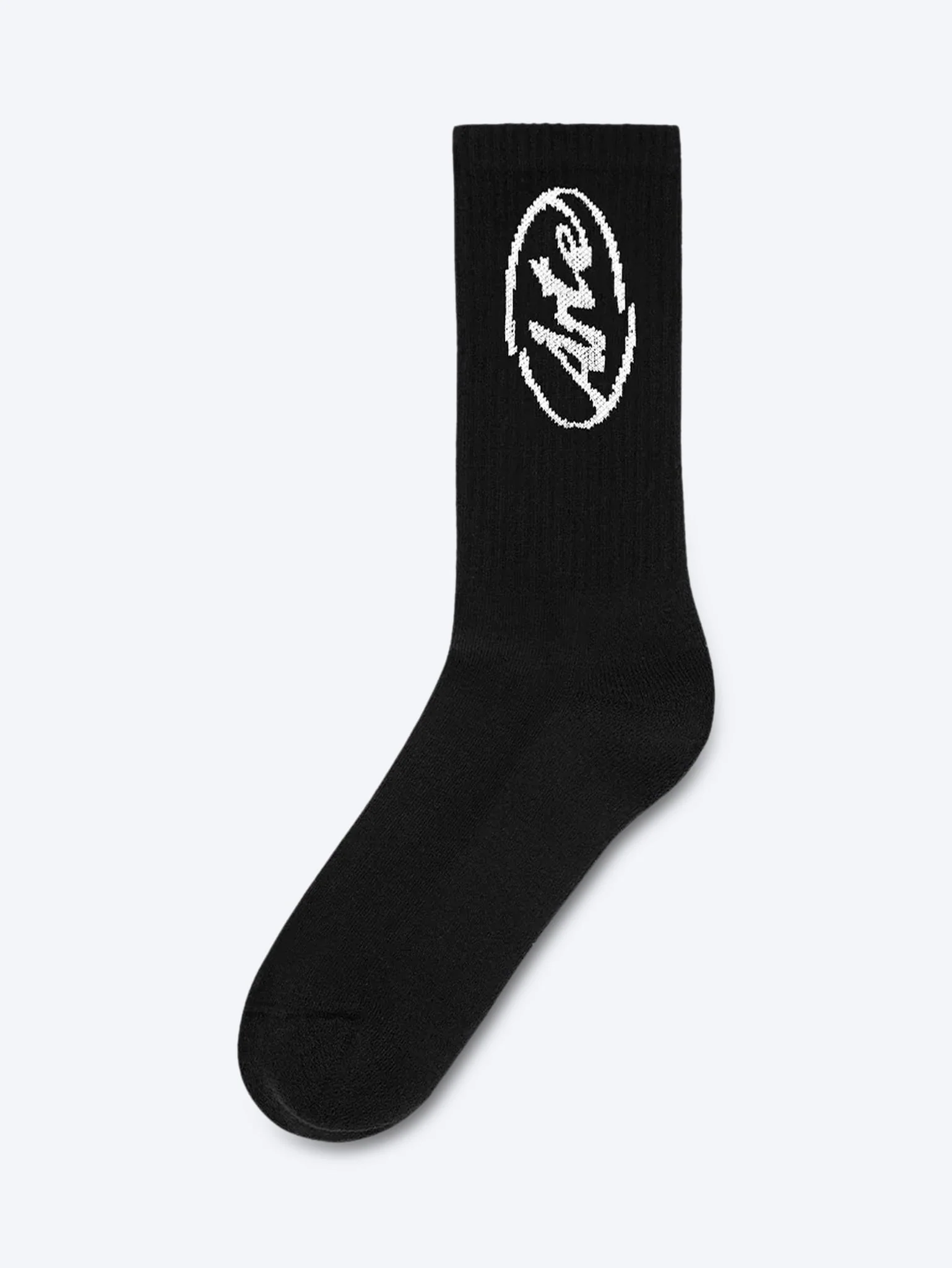 Circle logo socks