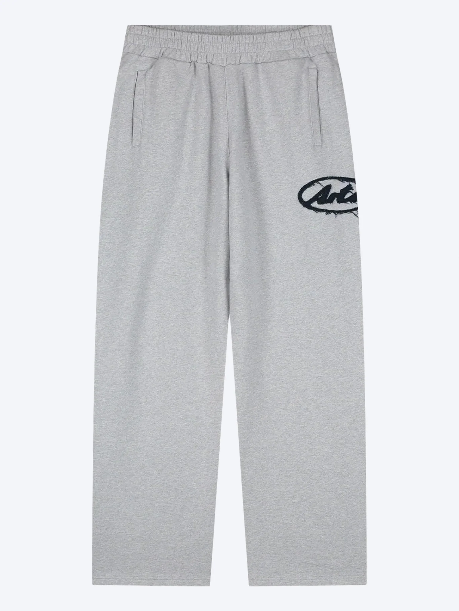 Circle patch logo sweatpants