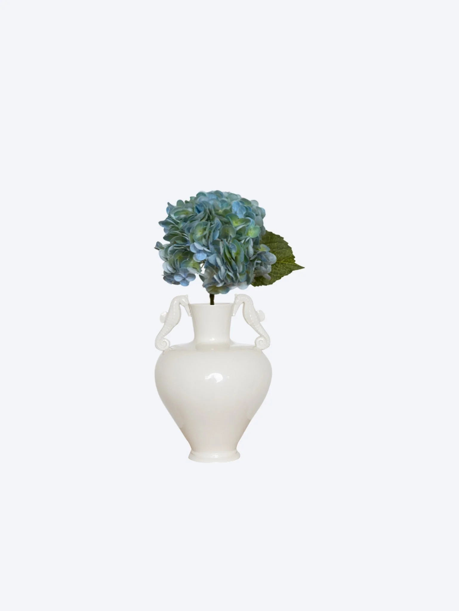 Hydrangea flower vintage blue 49cm
