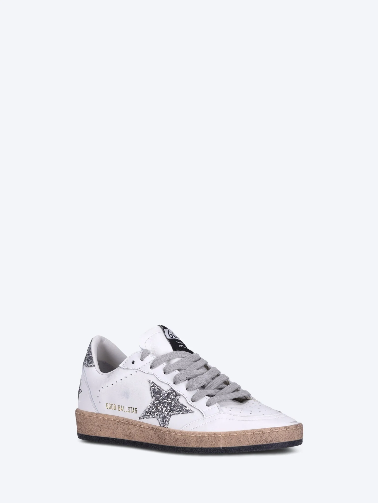 Ballstar nappa upper and spur glitter star sneakers - Image 2