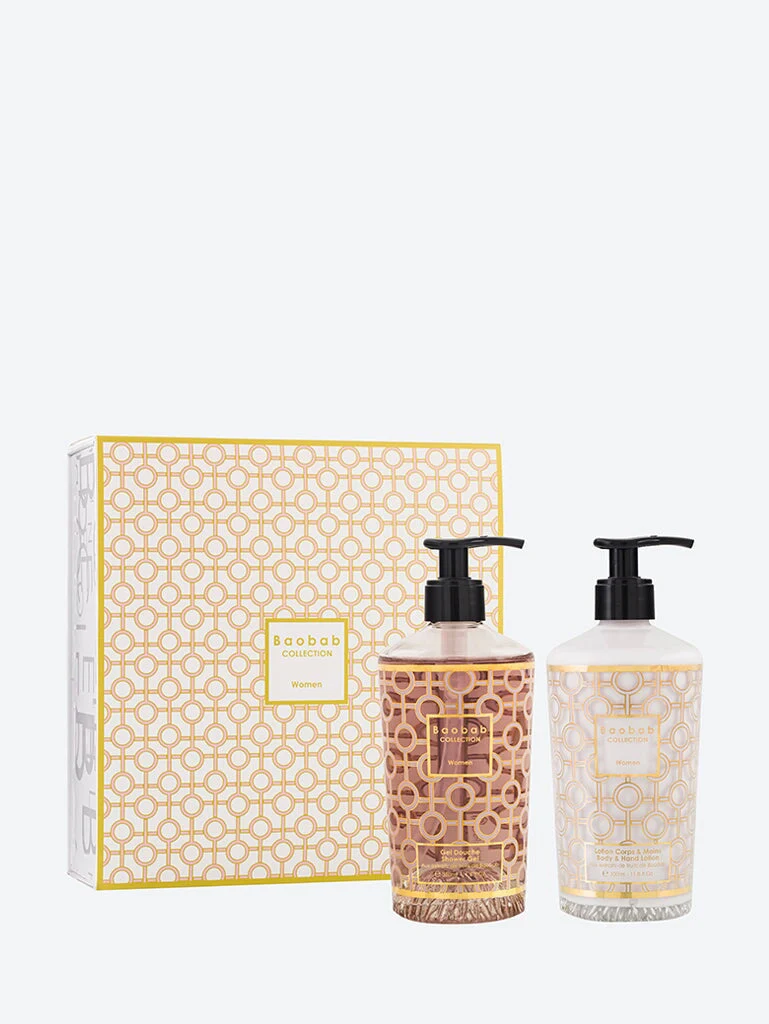 Gift box women body and hand lotion  - shower gel