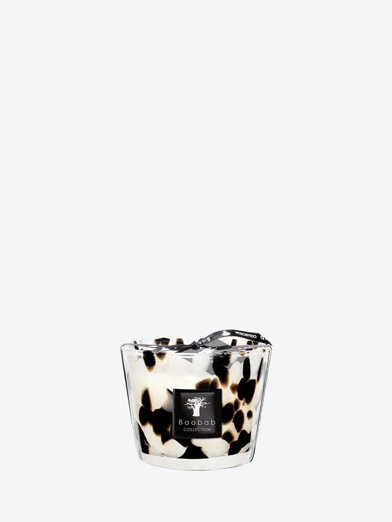 Pearls black candle