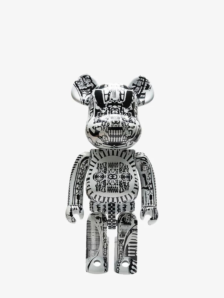 Collectible h.r.giger 1000% white chrome