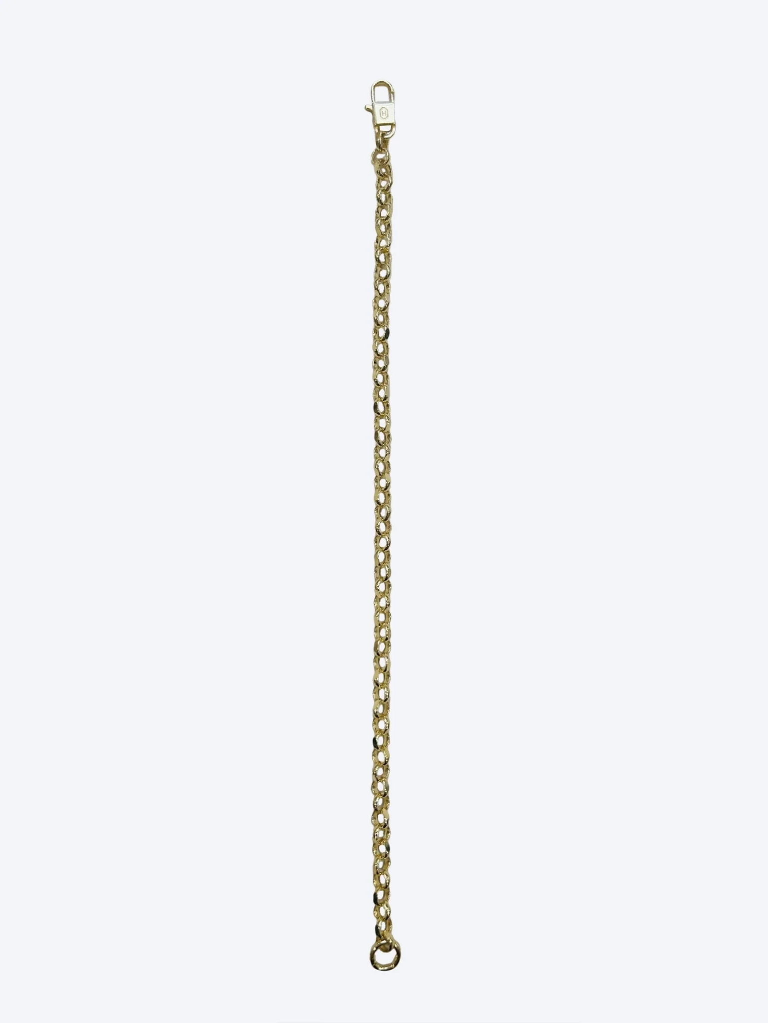 Bracelet  diamond cut belcher m gld
