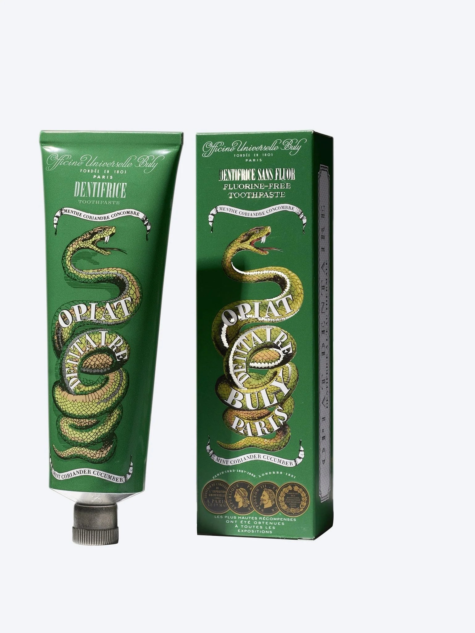 Opiat dentaire mint cucumber coriander 75ml - Image 2