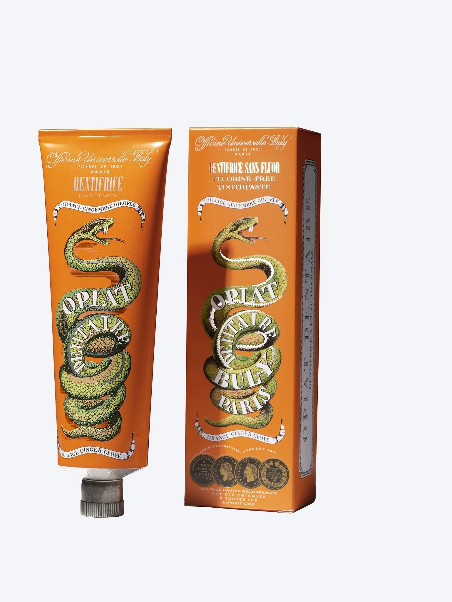 Opiat dentaire orange ginger clove 75ml - Image 2