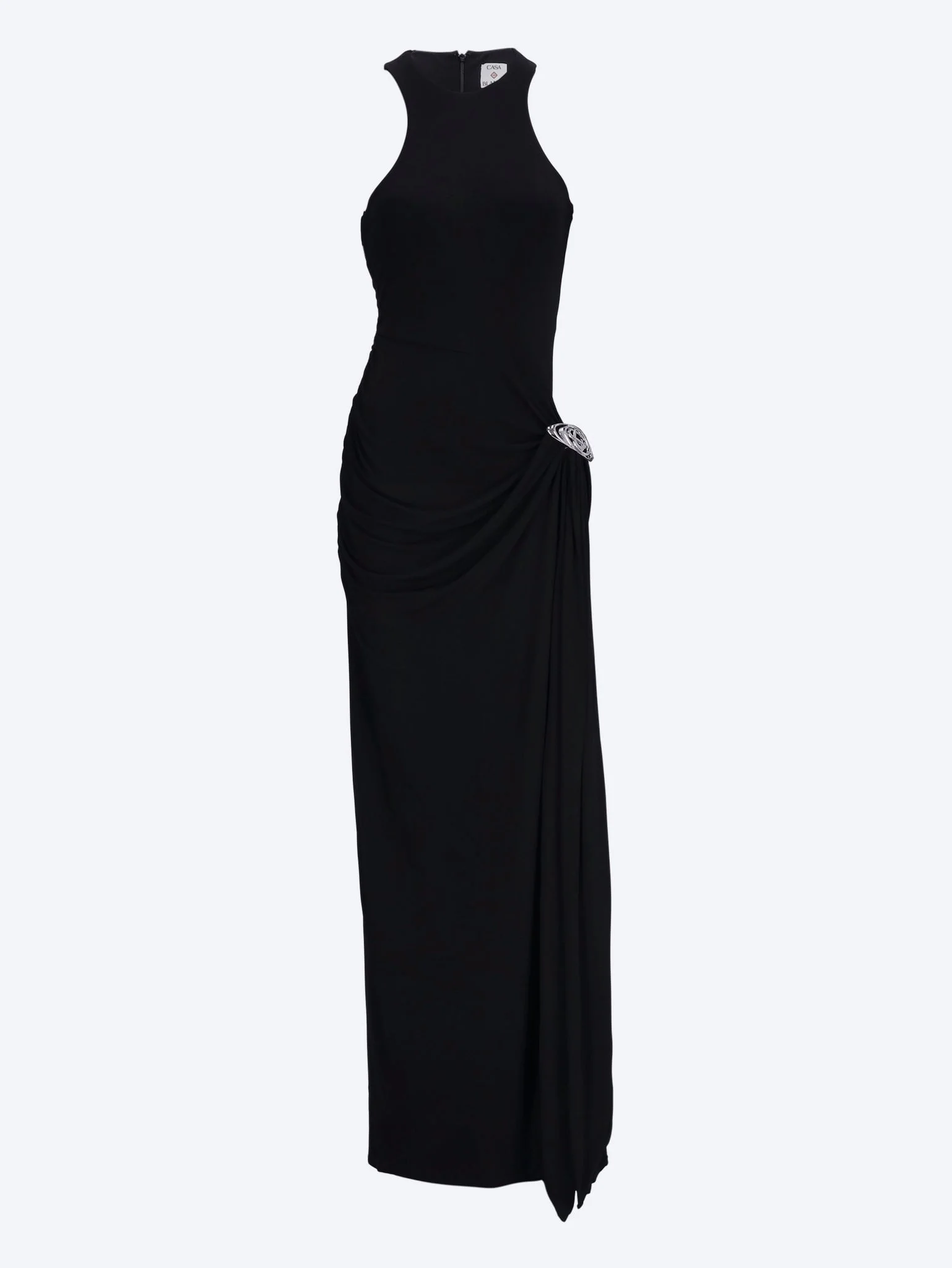 Draped maxi dress