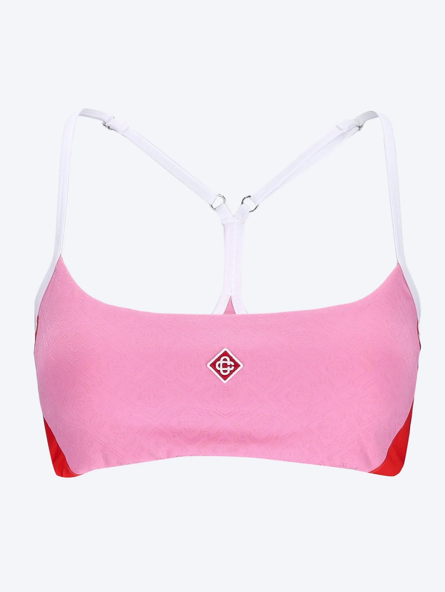 Monogram bikini top