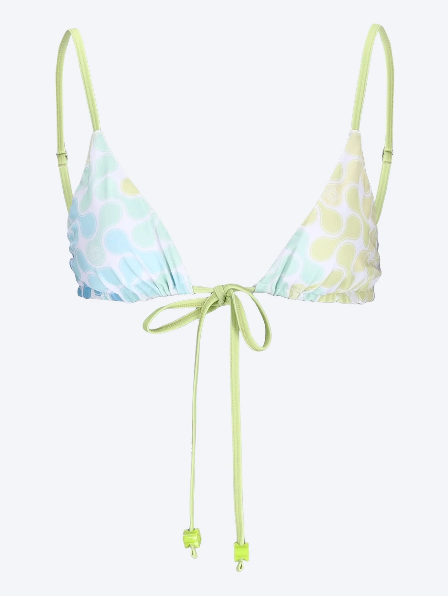 String beaded bikini top