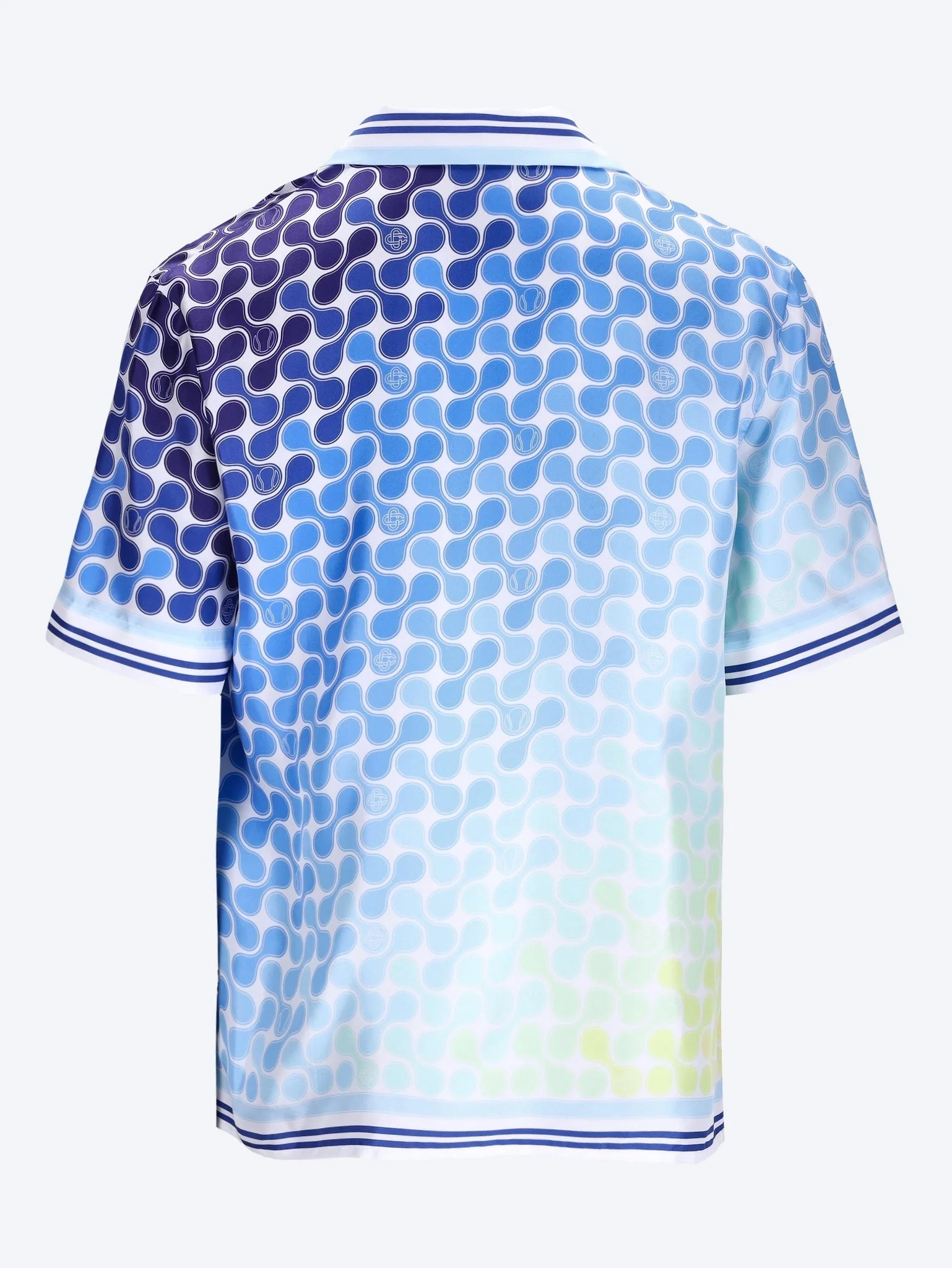 Tennis tile cuban collar ss shirt - Image 2