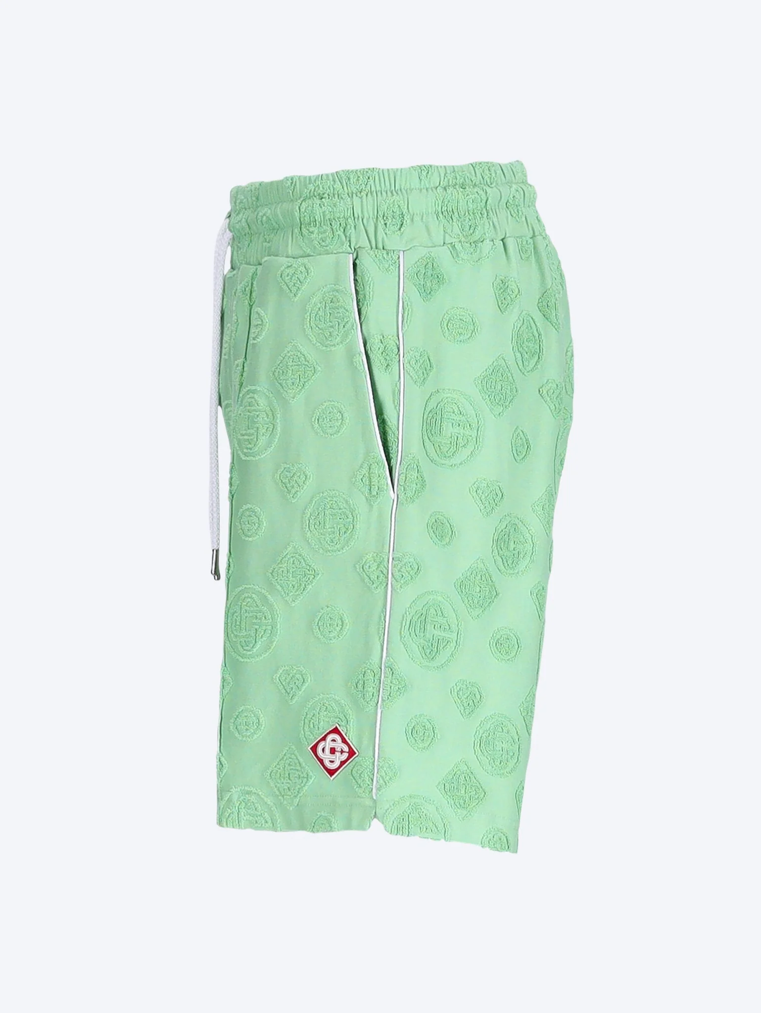 Towelling monogram shorts - Image 2