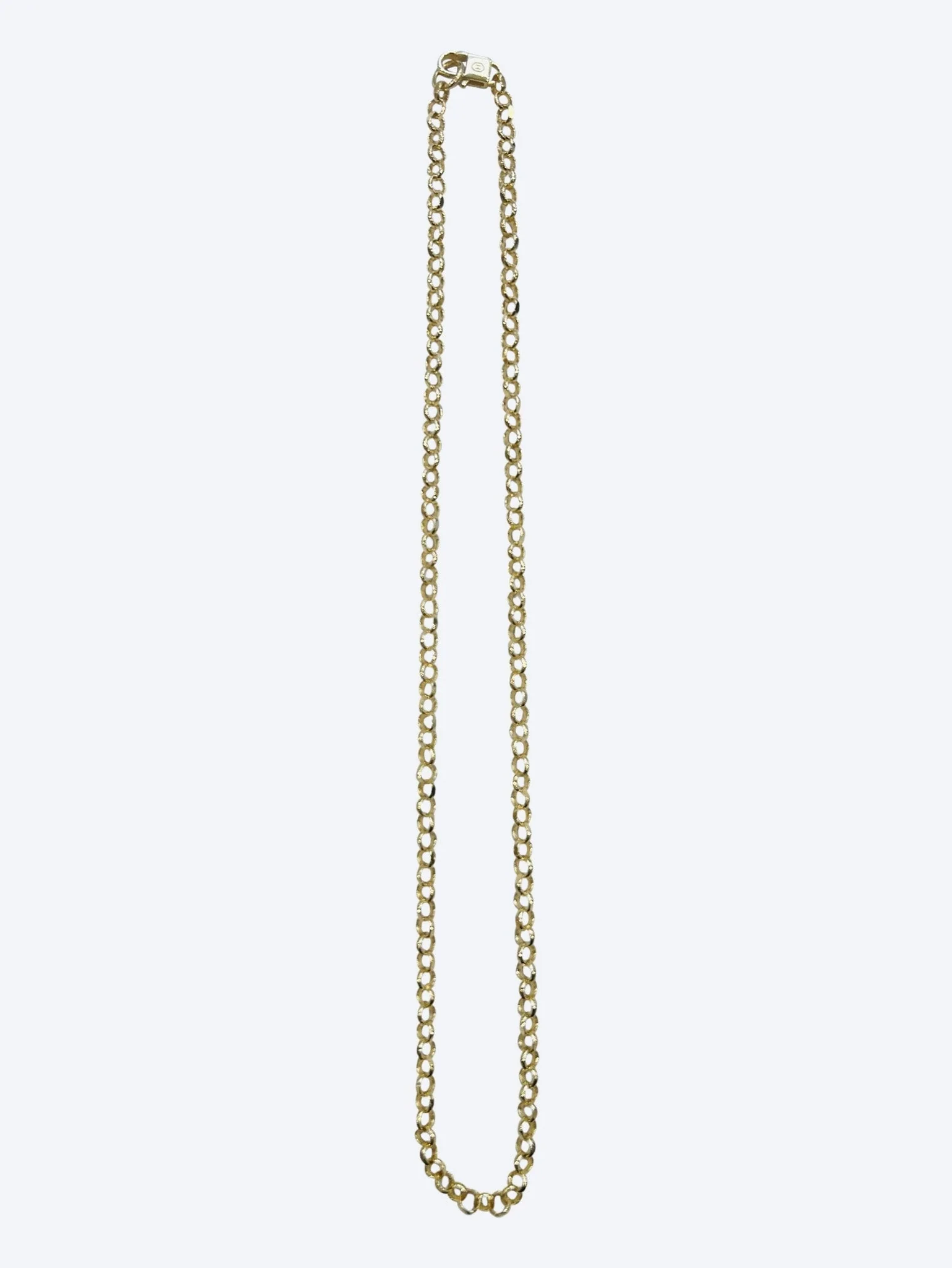 Chain diamond cut belcher m gold