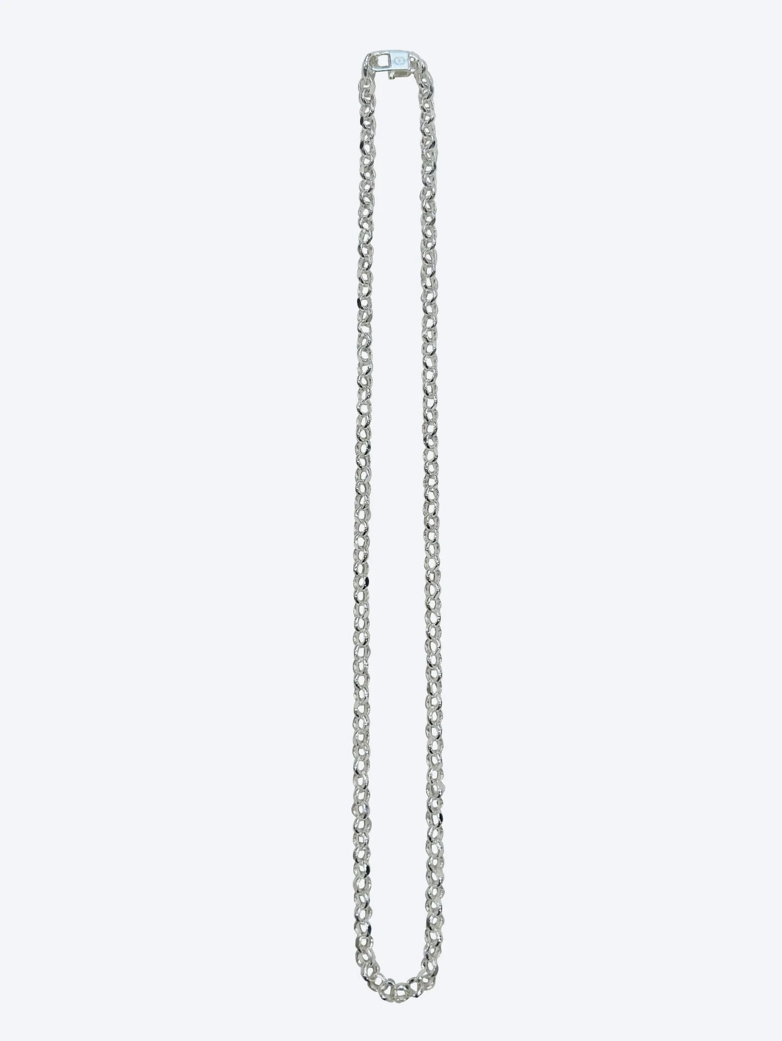 Chain diamond cut belcher m silver