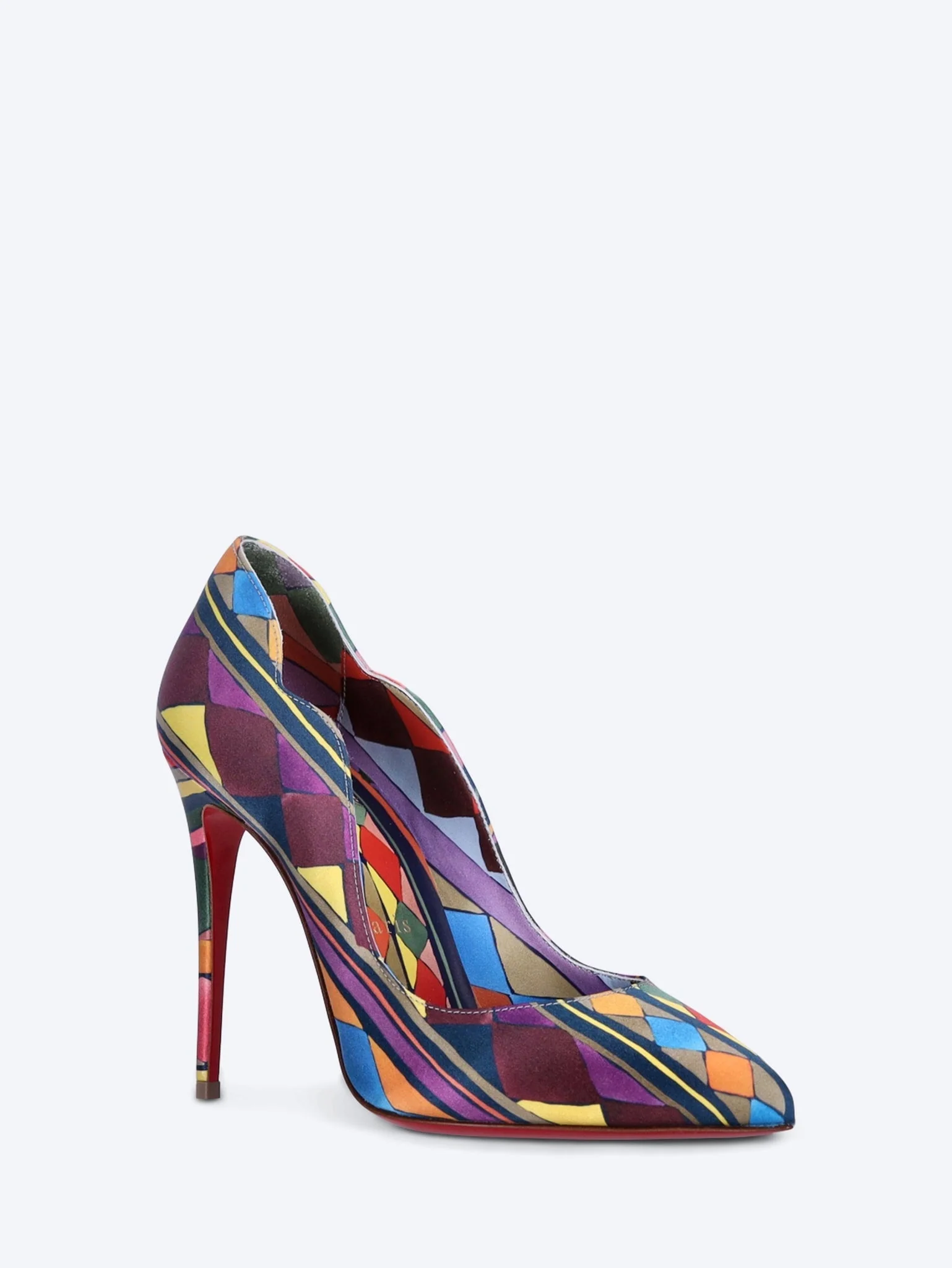 Hot chick 100 cr satin losange pumps - Image 2