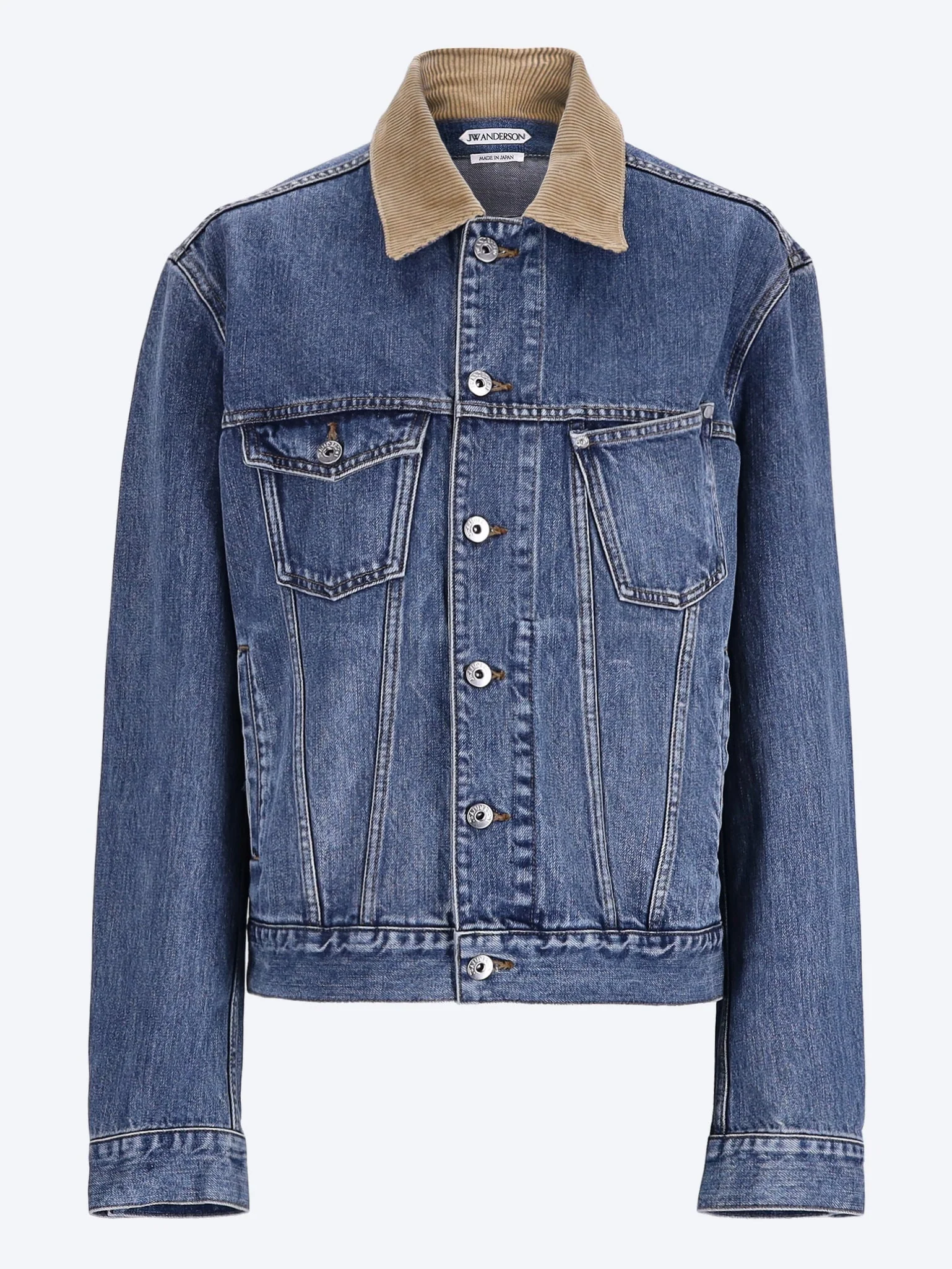 Corduroy collar jacket