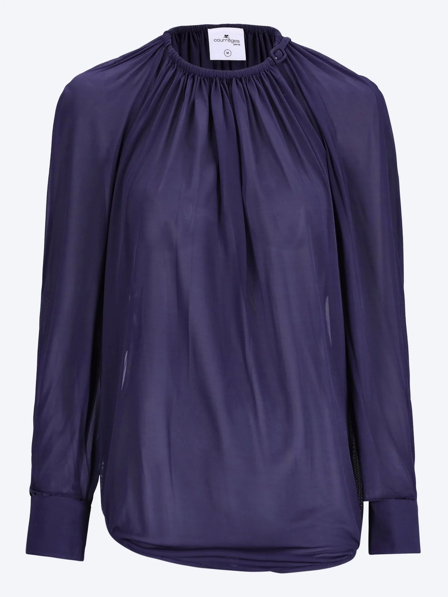 Cut out long sleeve jersey body