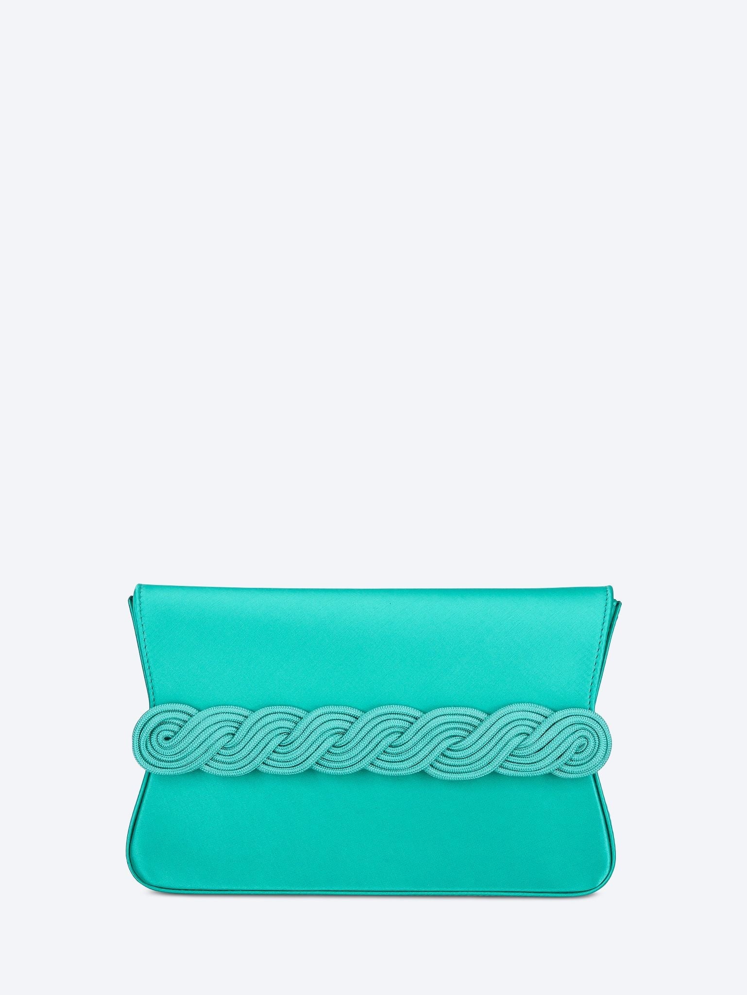 Gerrit satin strap clutch