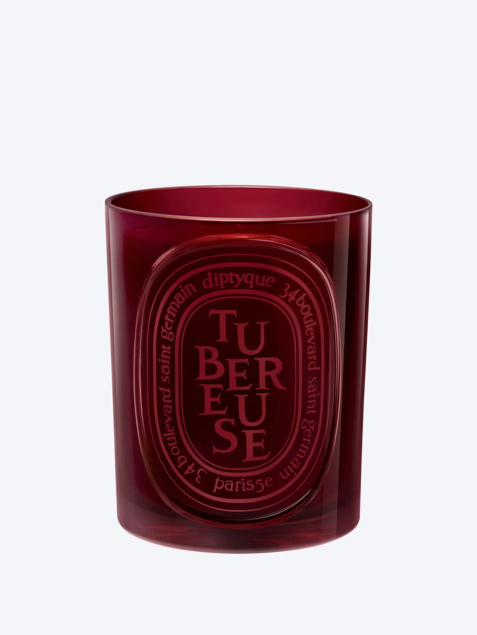 Tubereuse red candle 300g