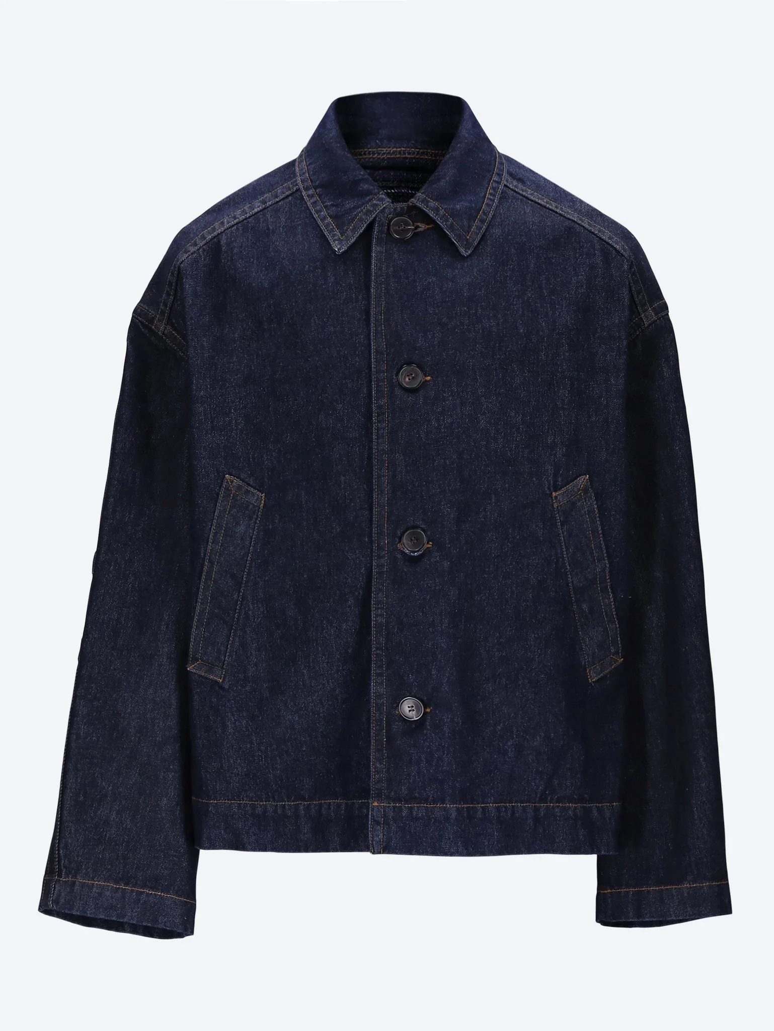 Washed denim jacket