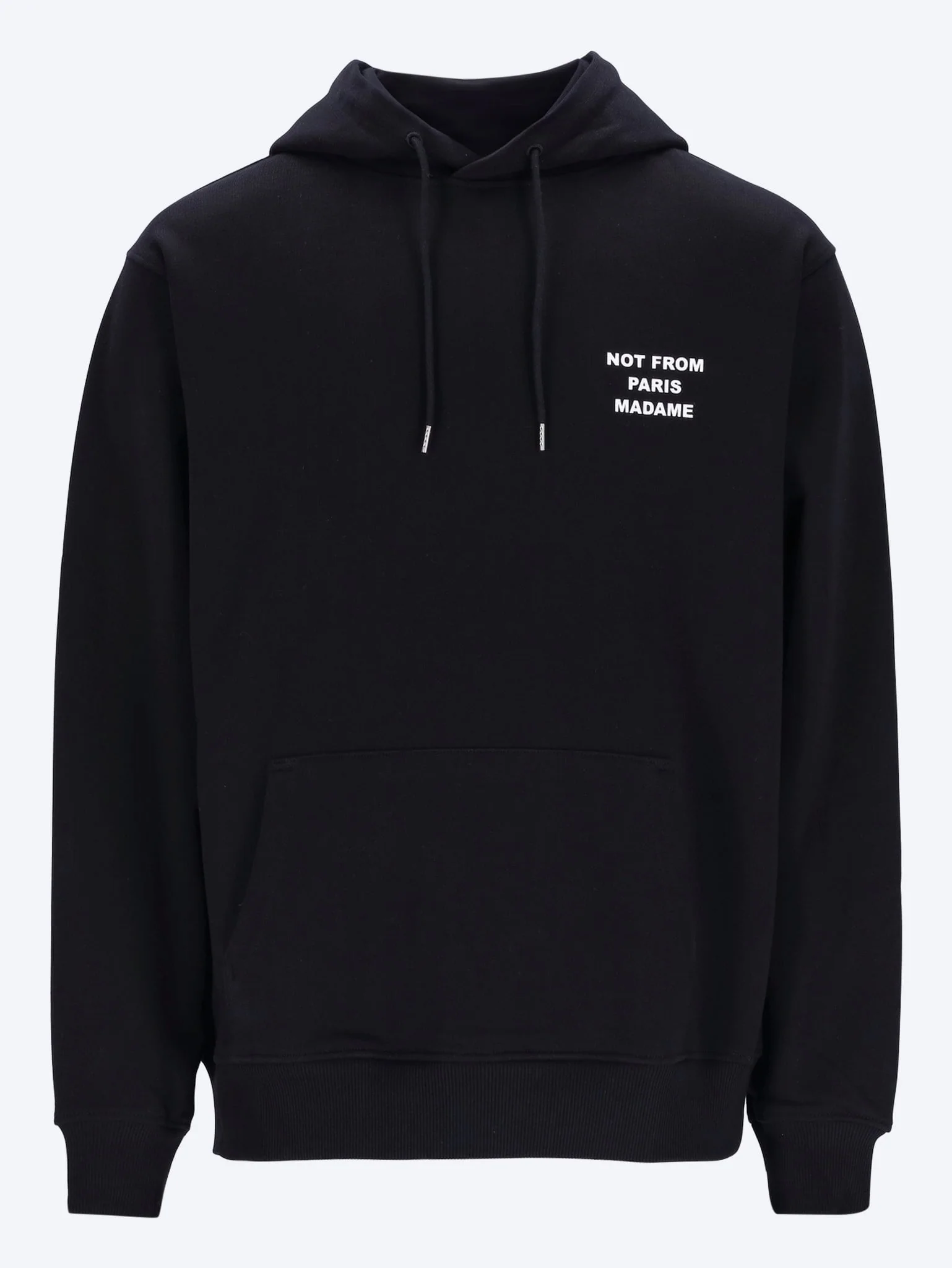 Bold slogan hoodie