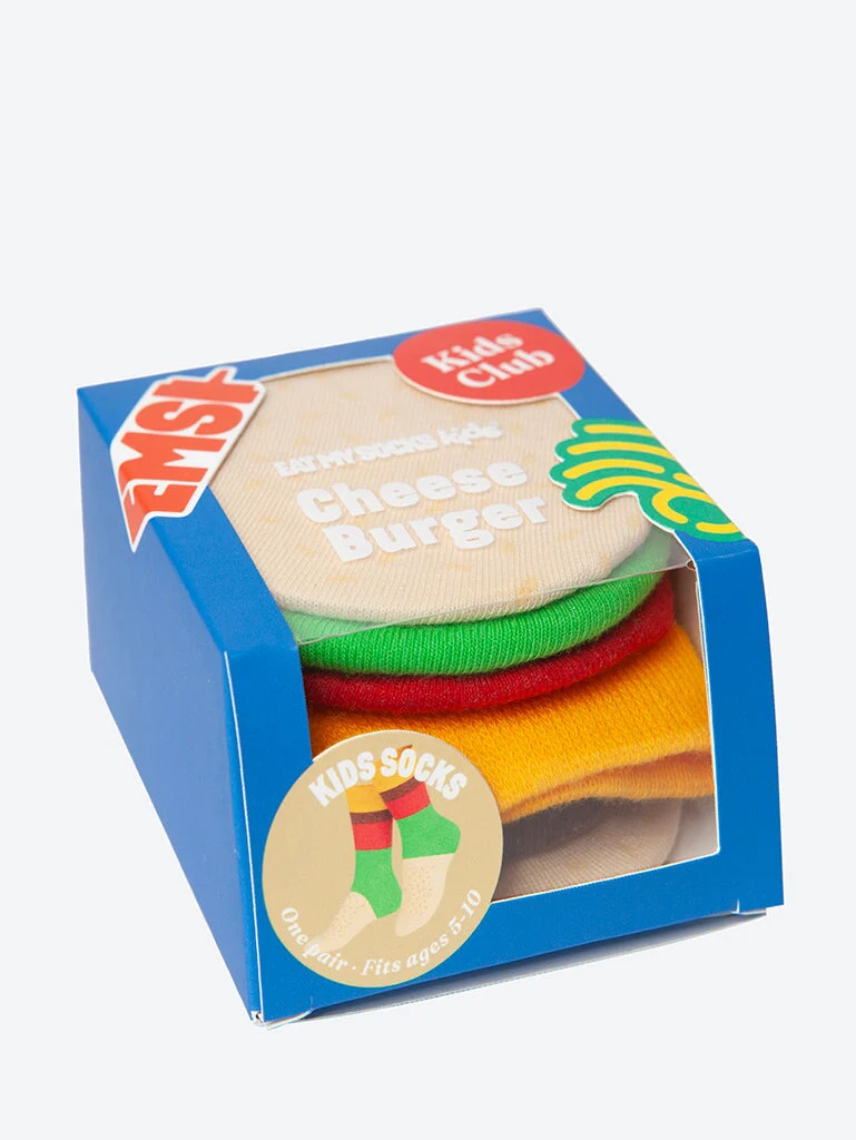 Ems kids socks cheeseburger - Image 2