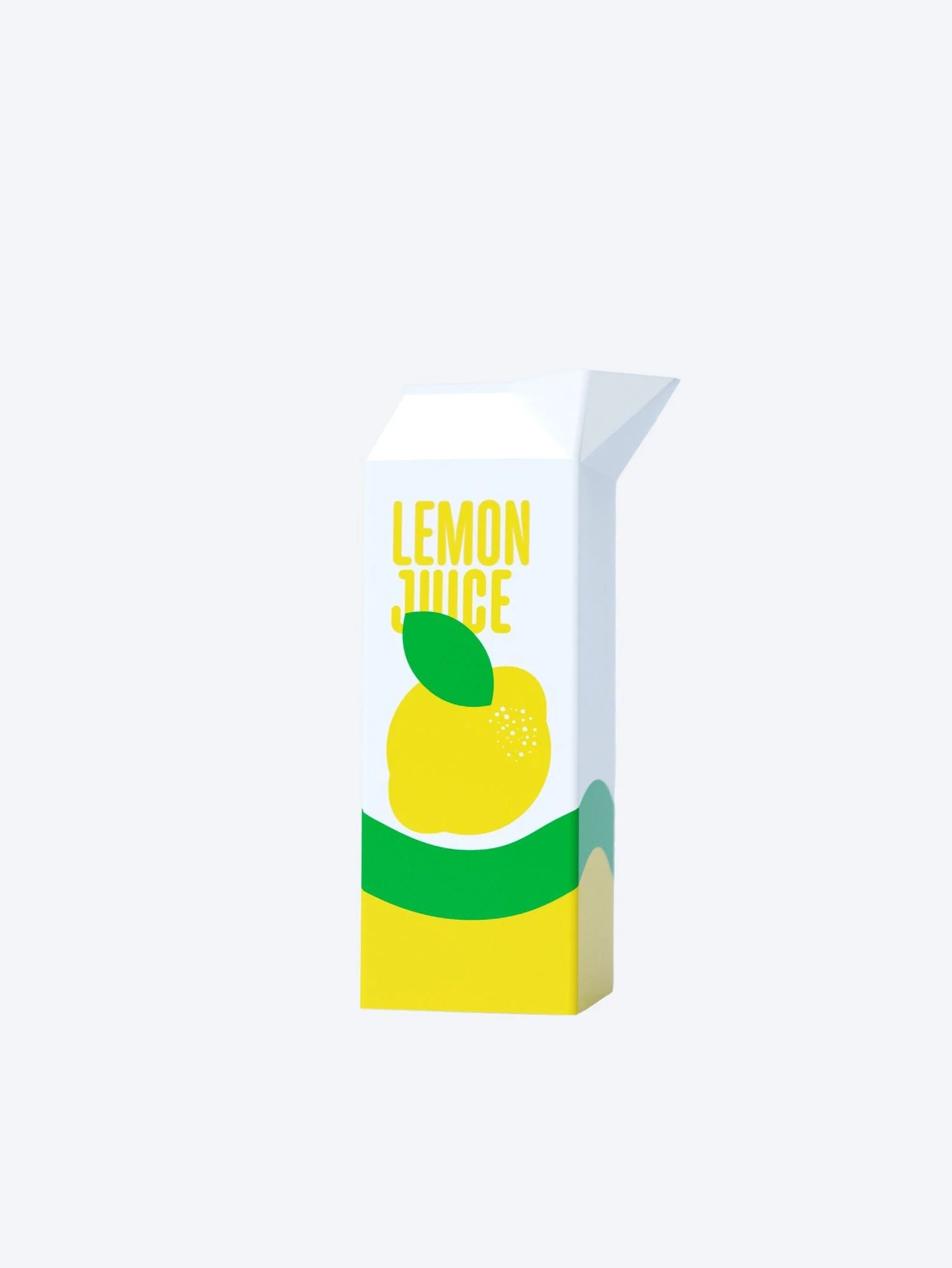 Vase lemon juice
