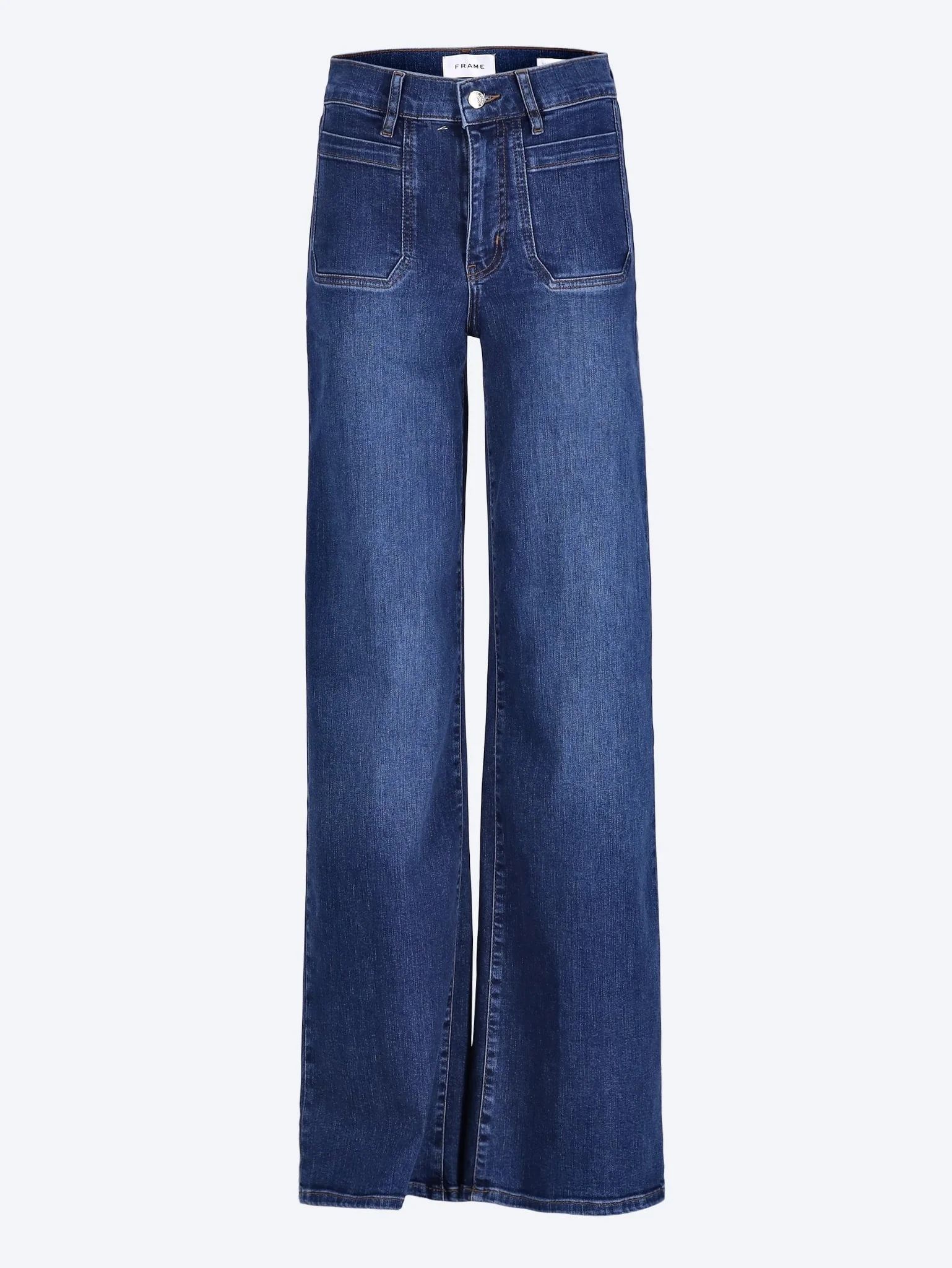 Le slim palazzo long modernist denim fashion pants