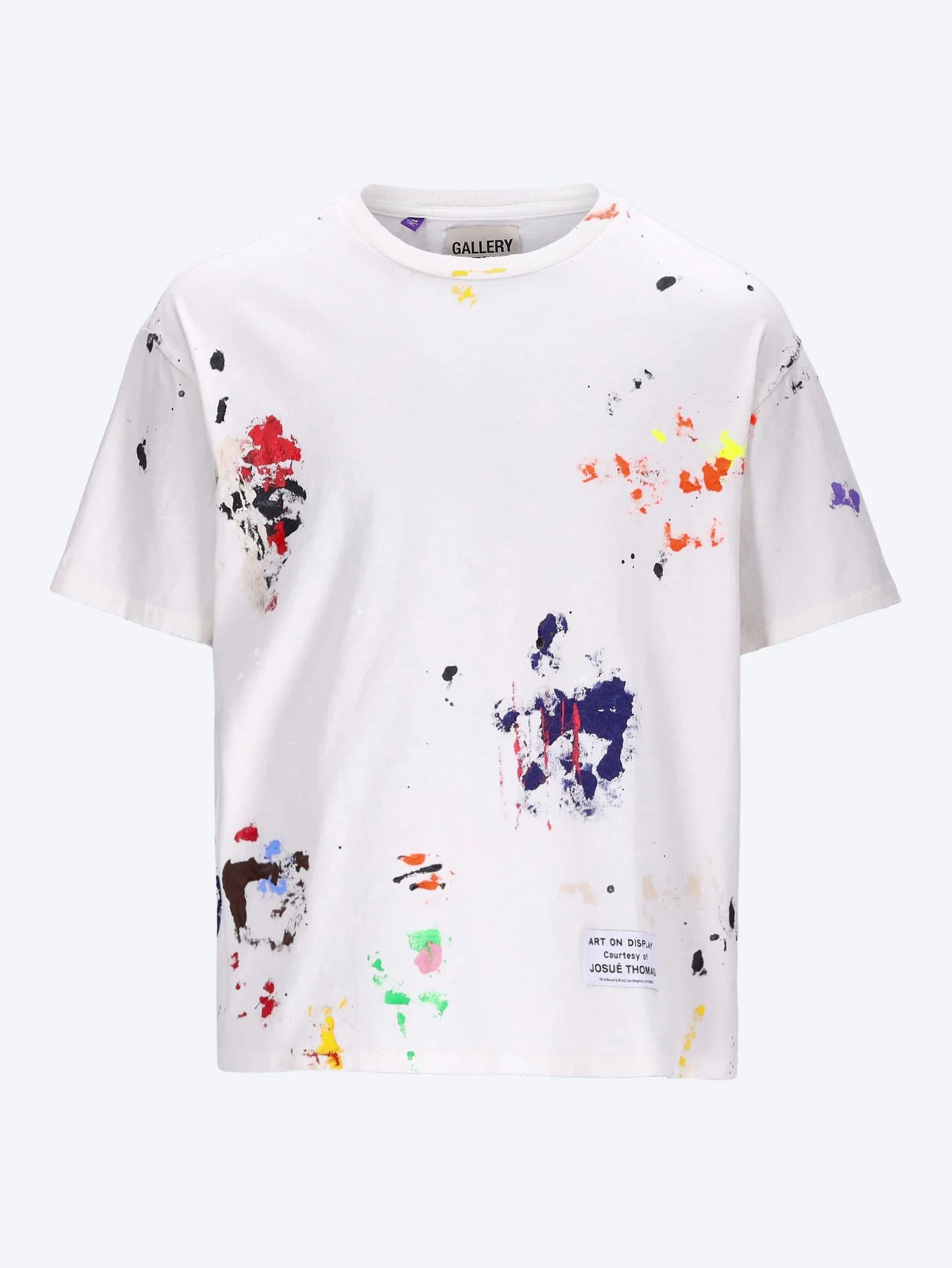 Rag appliqued tee t-shirt