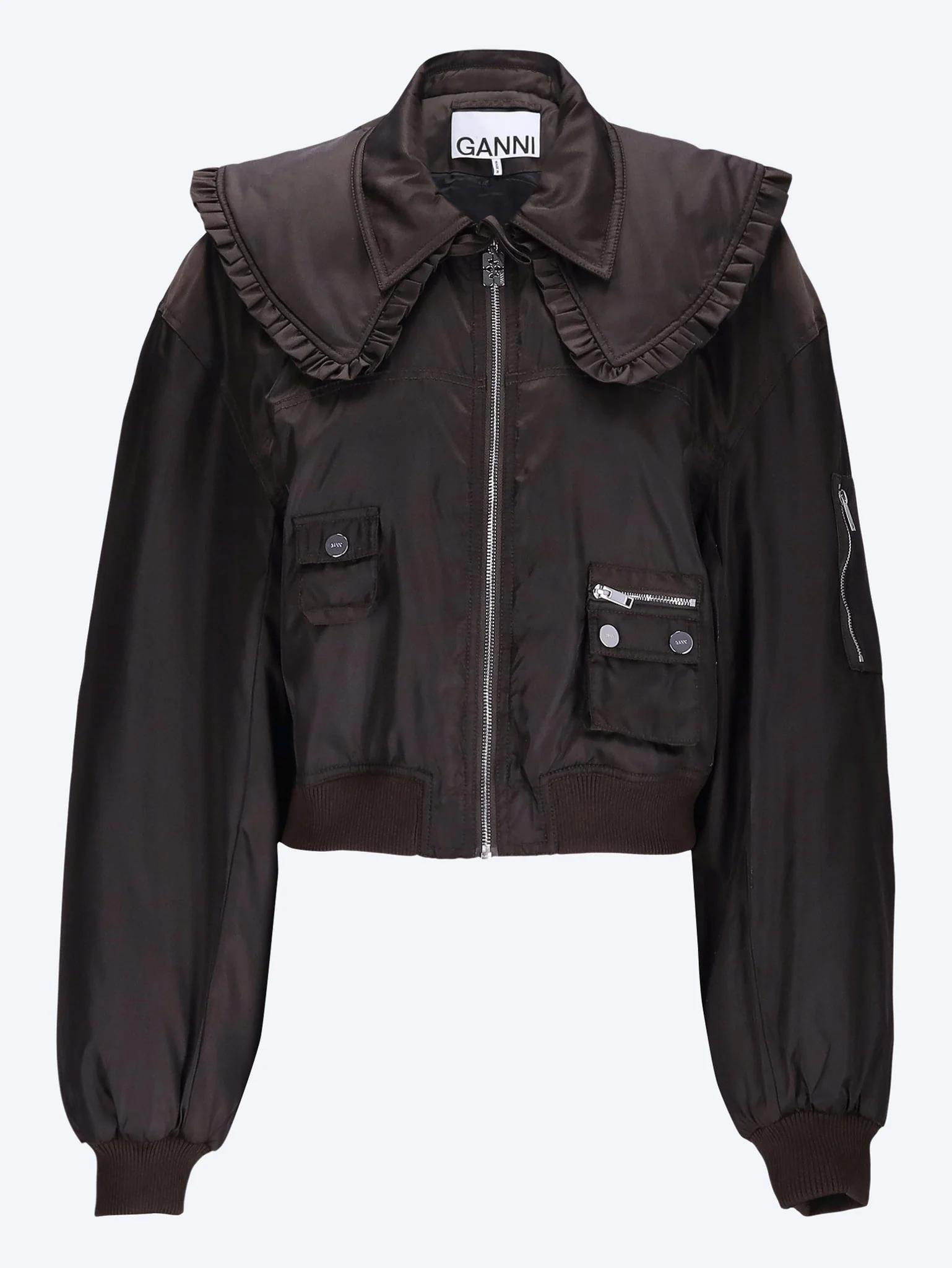 Duchesse nylon bomber jacket