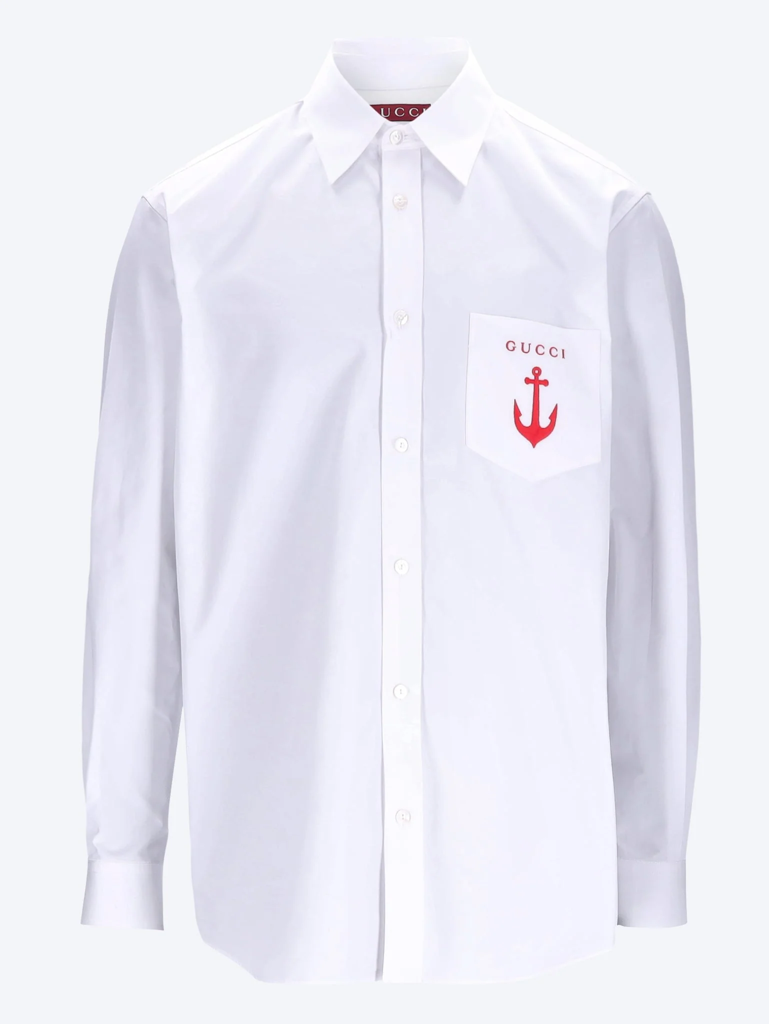 Embroidery cotton poplin shirt