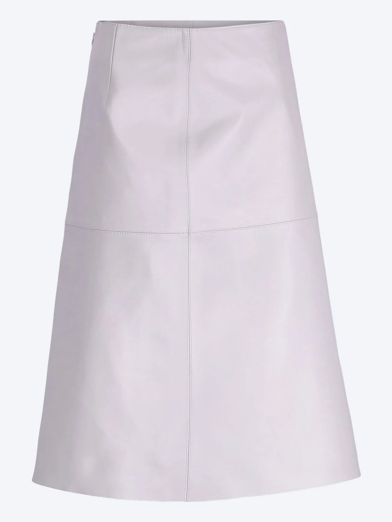Gwen leather midi skirt