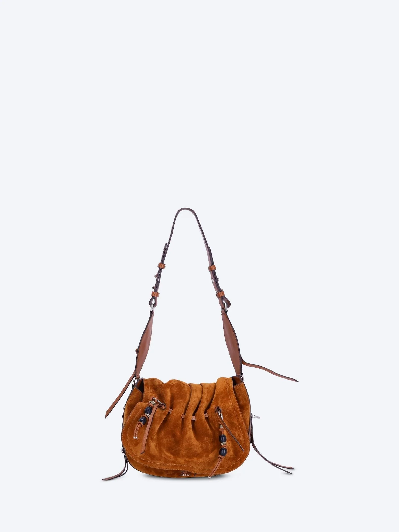 Bolton velvet leather shoulder bag