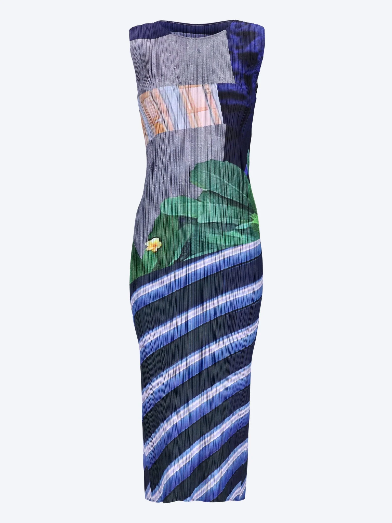 City collage dress