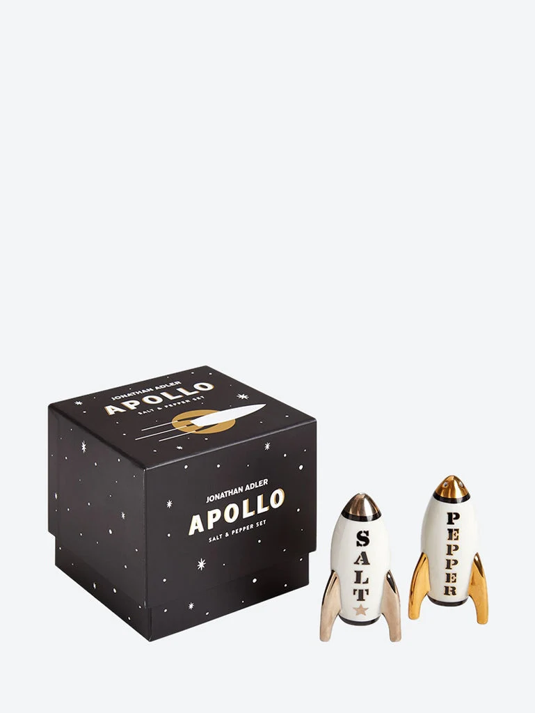 Appollo salt and pepper set blk wht - Image 2