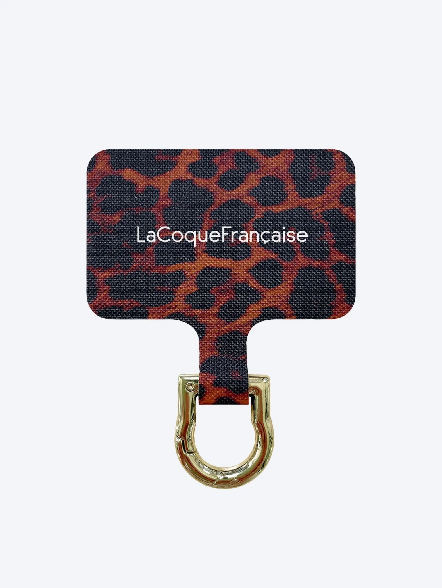 Leopard terracotta and black universal adapter