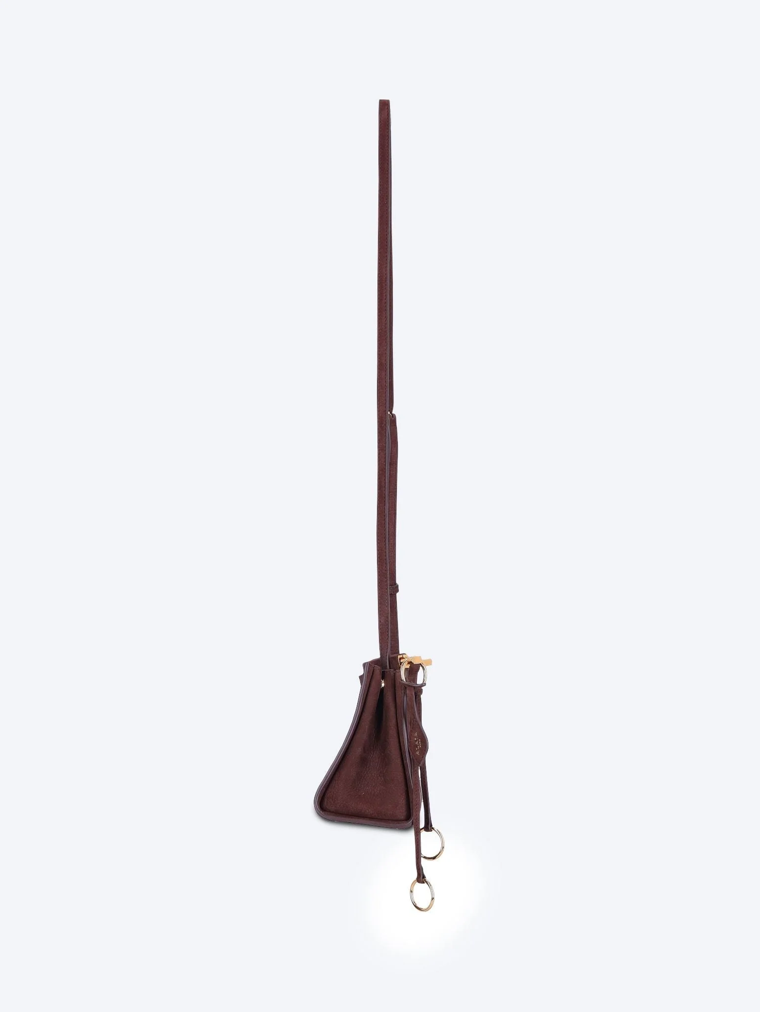 Le click small square bag in nubuc - Image 3
