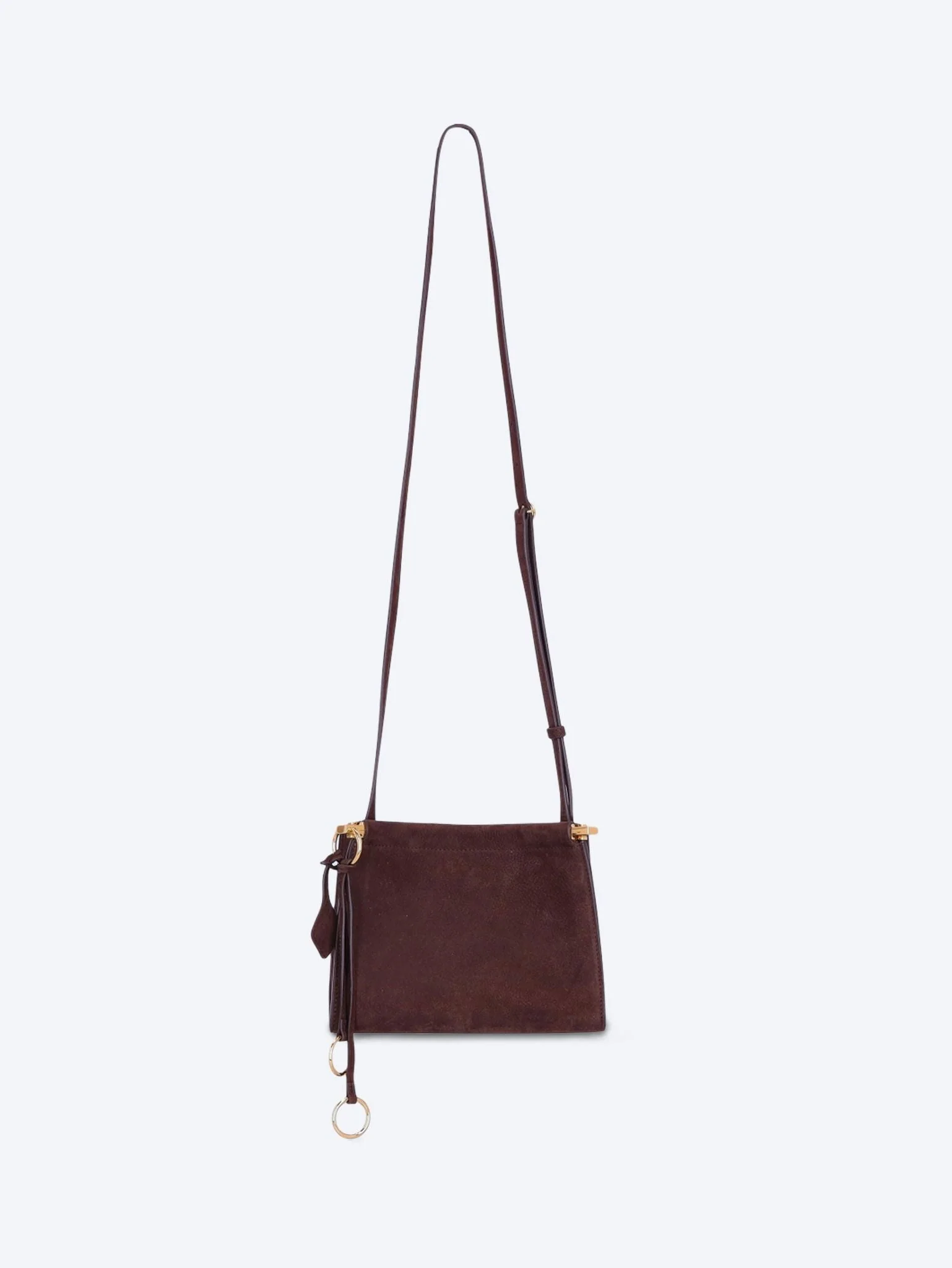 Le click small square bag in nubuc - Image 4