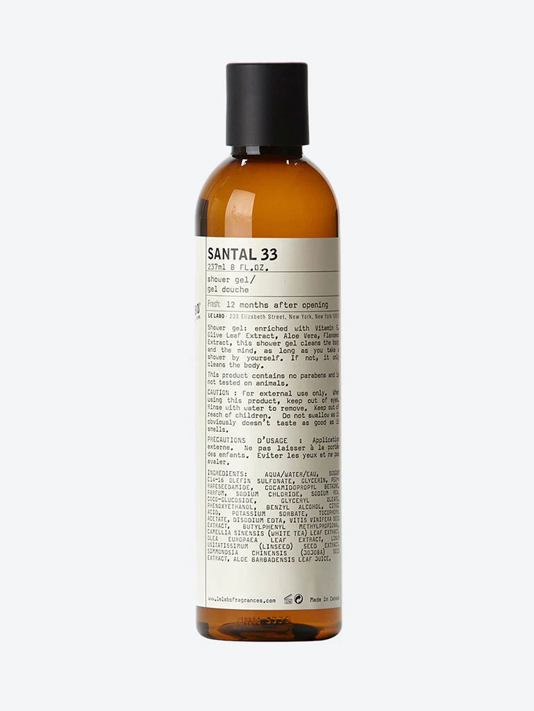 Santal 33 shower gel 237ml