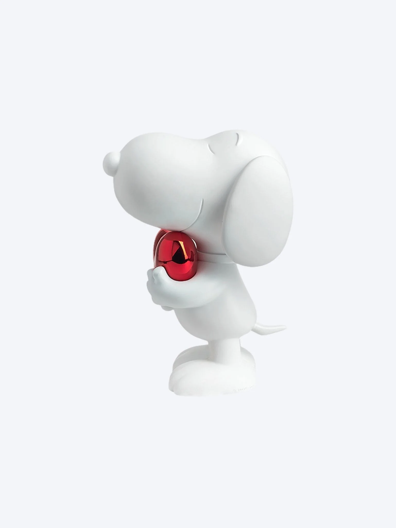Snoopy heart matt 27 cm wht & chrom - Image 3