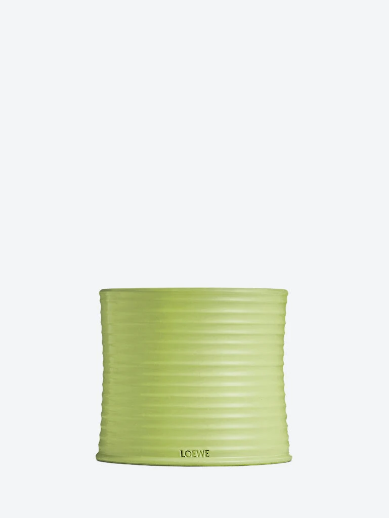 Large cucumber ceramic candle