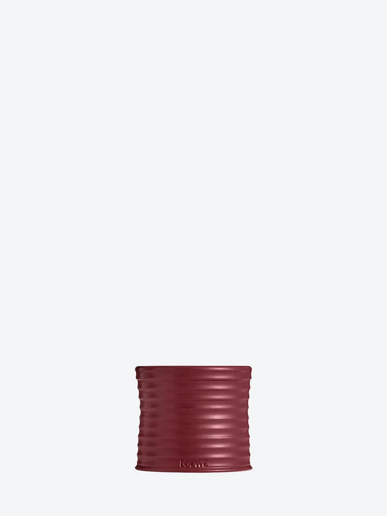 Medium beetroot ceramic candle