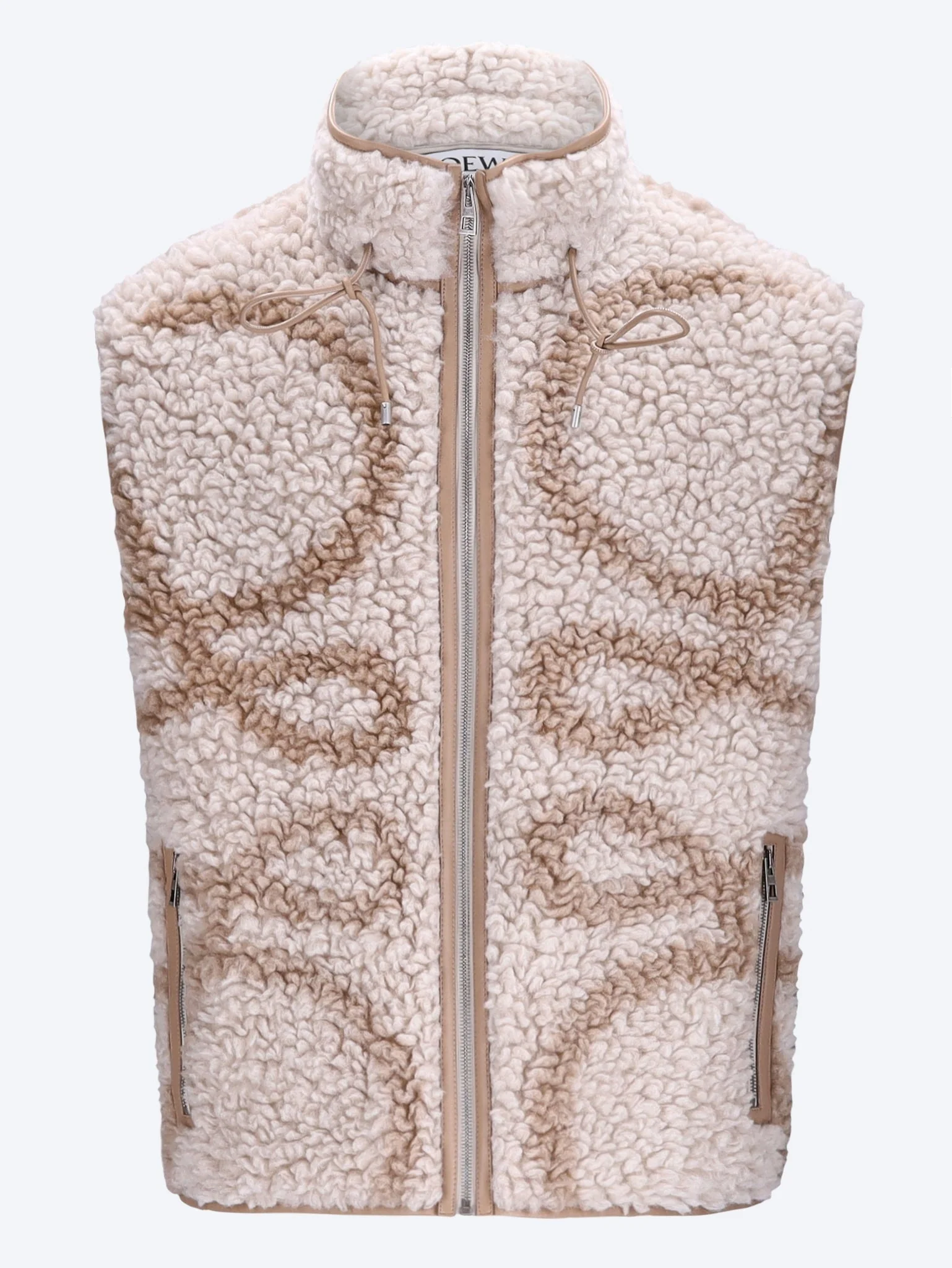 Polyester wool acrylic vest