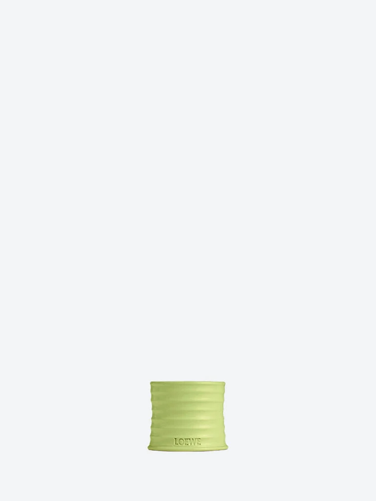 Small cucumber ceramic candle
