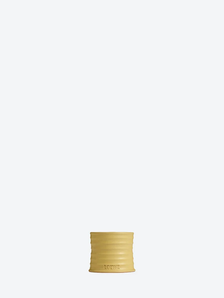 Small honeysuckle ceramic candle