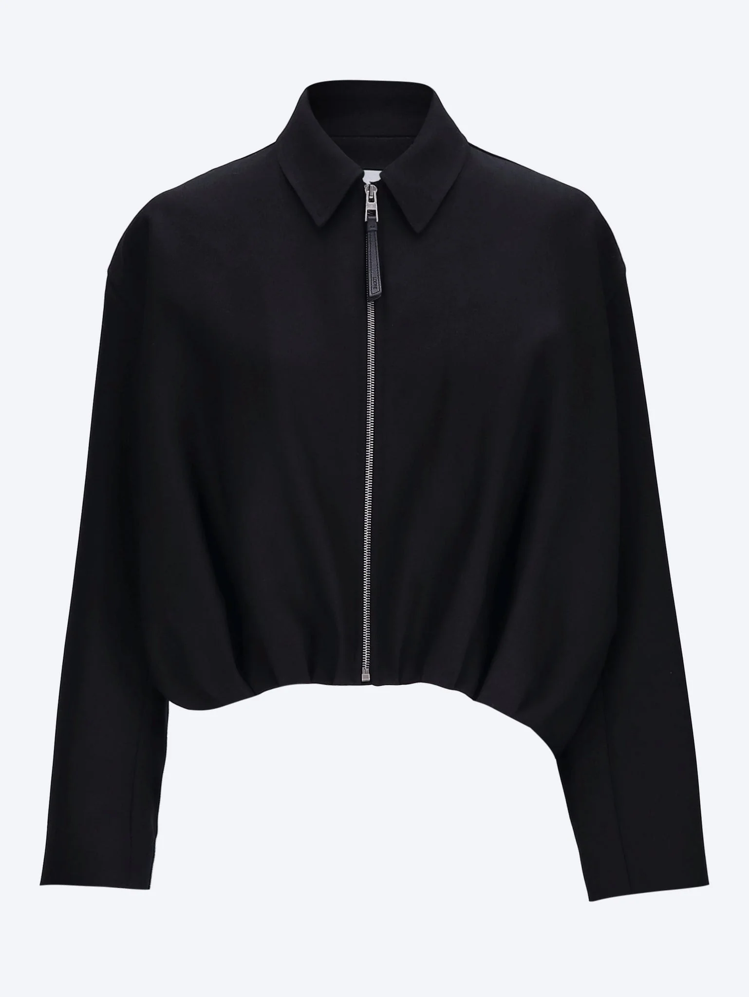Wool draped jacket
