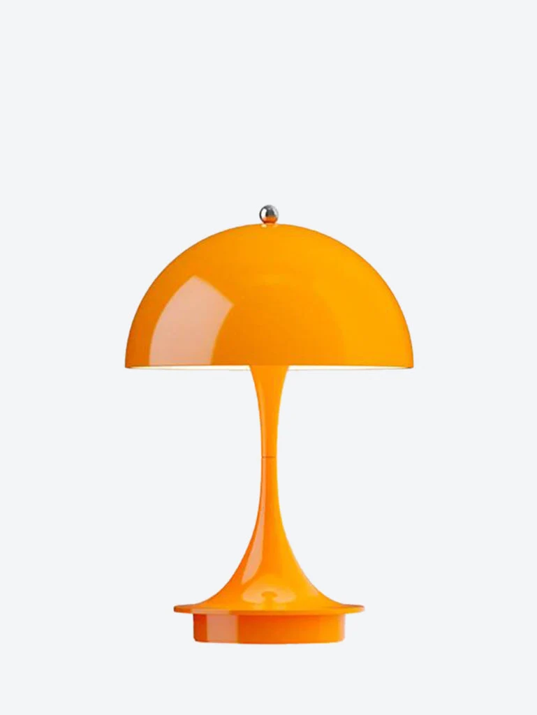 Panthella 160 portable led 27k opaque orange v3