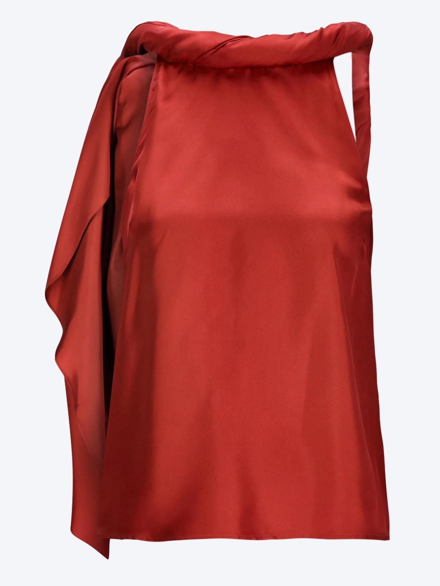 Wilma twisted collar top