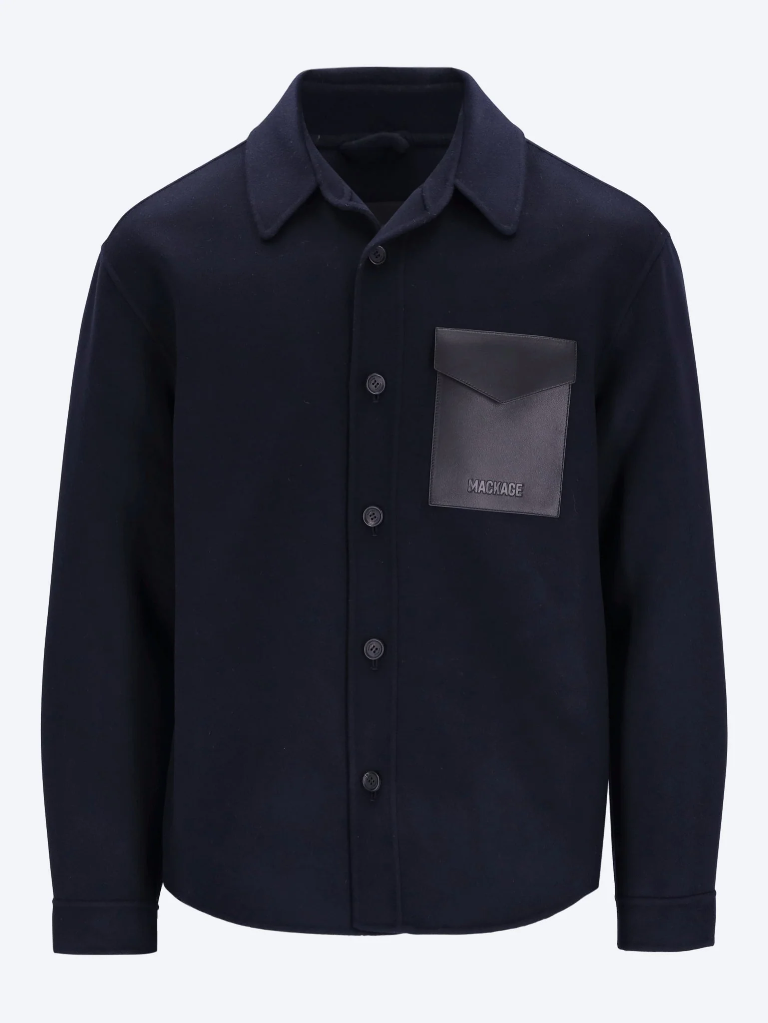 Emmanuel wool shirt jacket