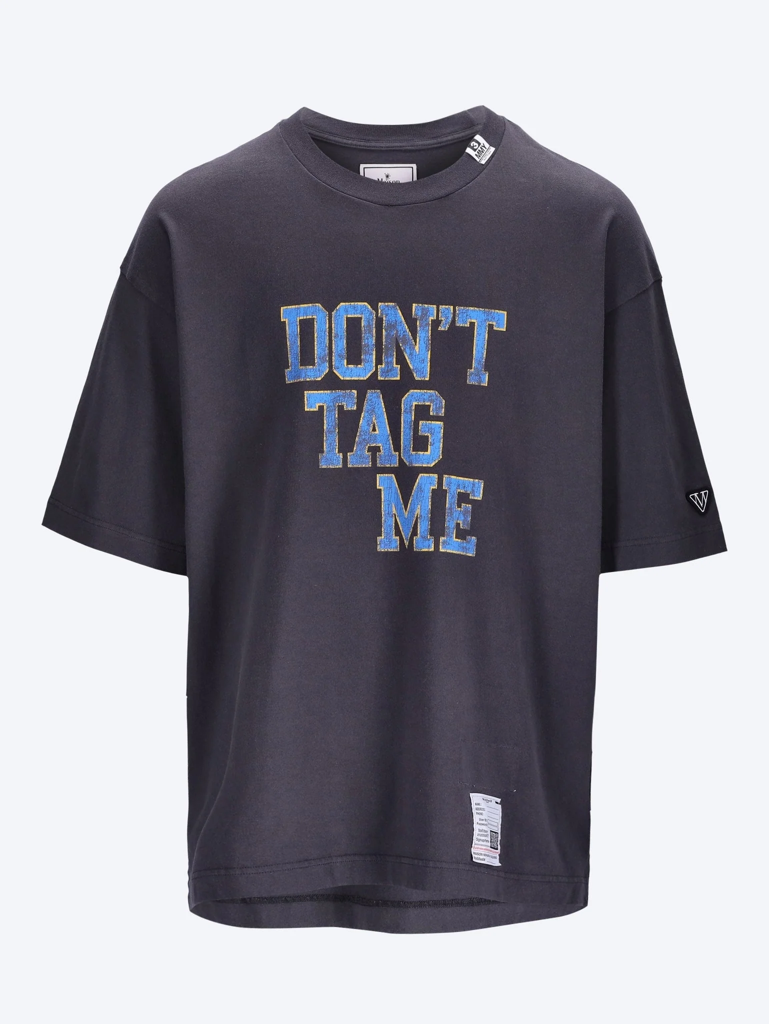 Don't tag me printed t-shirt